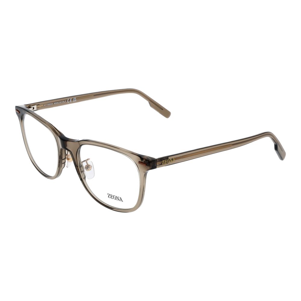 Ermenegildo Zegna Brown Men Glasses Frame Ermenegildo Zegna