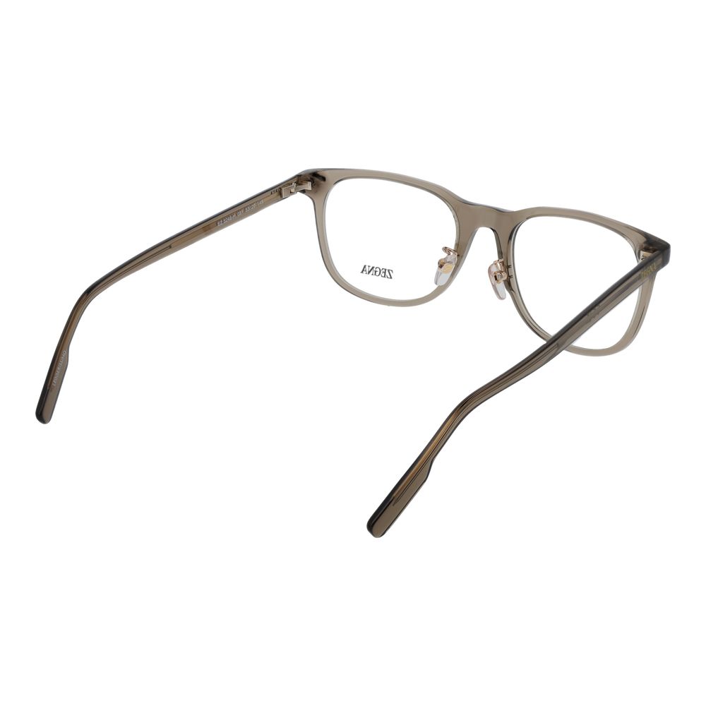 Ermenegildo Zegna Brown Men Glasses Frame Ermenegildo Zegna
