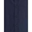 Brunello Cucinelli Blue Cotton Shirt Brunello Cucinelli