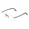Ermenegildo Zegna Gray Men Glasses Frame Ermenegildo Zegna