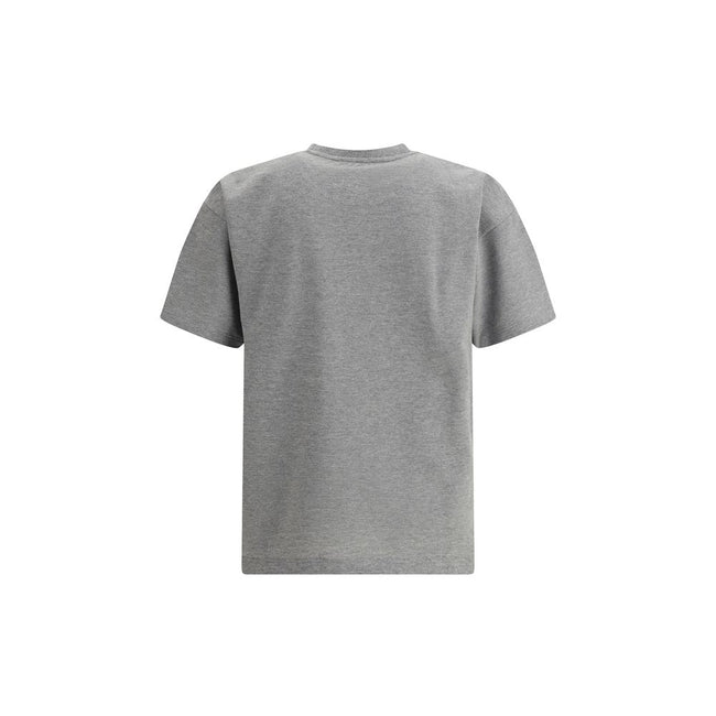 Saint Laurent Grey Cotton Oversized T-shirt Saint Laurent