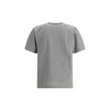 Saint Laurent Grey Cotton Oversized T-shirt Saint Laurent