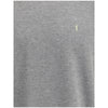 Saint Laurent Grey Cotton Oversized T-shirt Saint Laurent