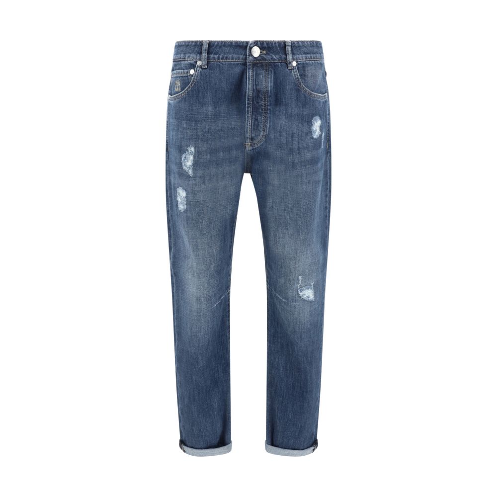 Brunello Cucinelli Worn-out Jeans Brunello Cucinelli