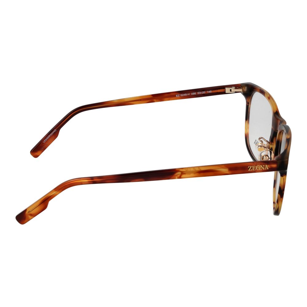 Ermenegildo Zegna Brown Men Glasses Frame Ermenegildo Zegna