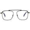 Yohji Yamamoto Black Men Glasses Frame Yohji Yamamoto