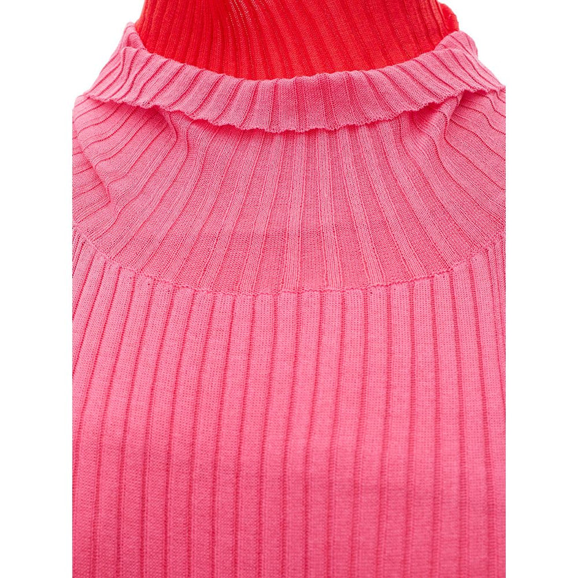 Bottega Veneta Pink Cotton Casual Dress Bottega Veneta