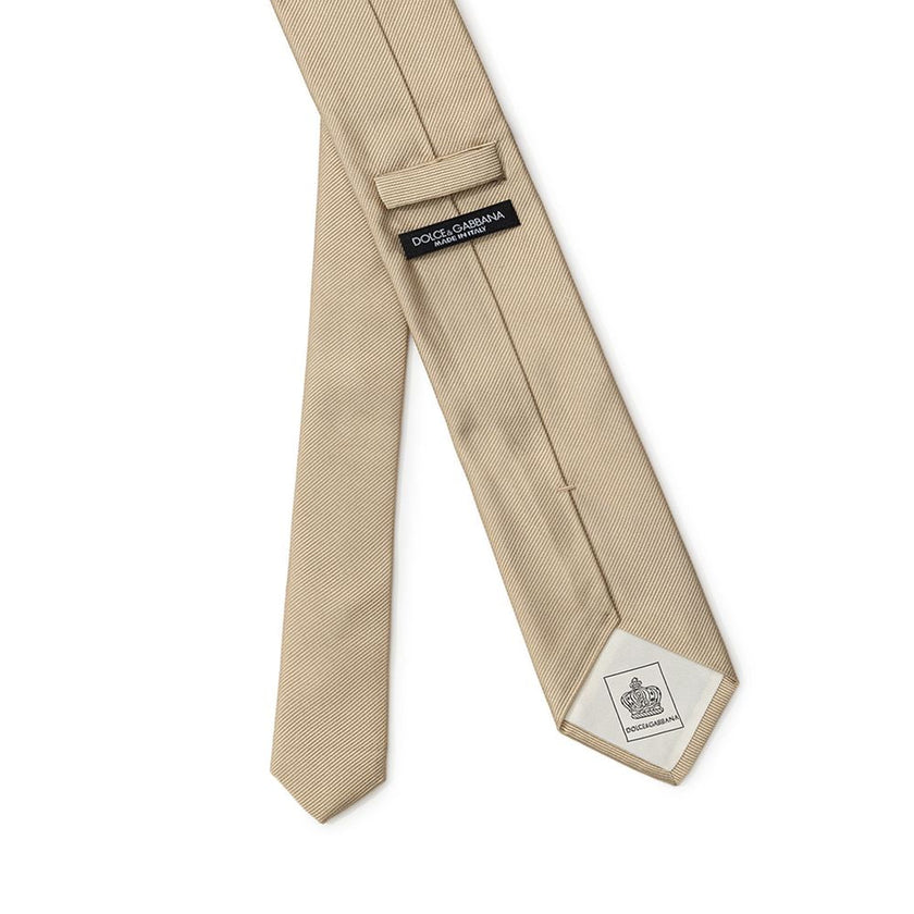 Dolce & Gabbana Gold Silk Ty Dolce & Gabbana