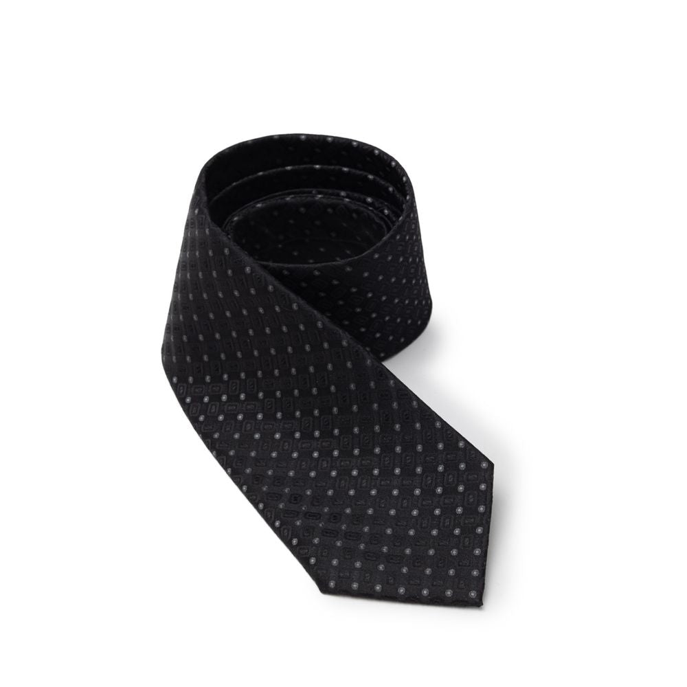 Dolce & Gabbana Black Silk Ties & Bowty Dolce & Gabbana