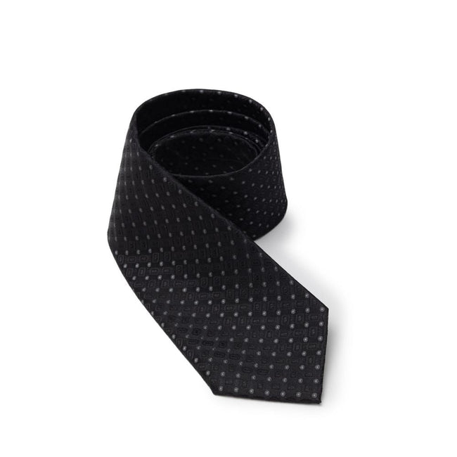 Dolce & Gabbana Black Silk Ties & Bowty Dolce & Gabbana