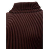 Bottega Veneta Elegant Viscose Brown Dress Bottega Veneta