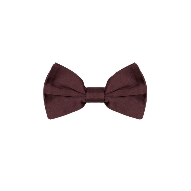 Dolce & Gabbana Burgundy Silk Bowty Dolce & Gabbana