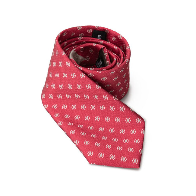 Giorgio Armani Red Silk Ties & Bowty Giorgio Armani