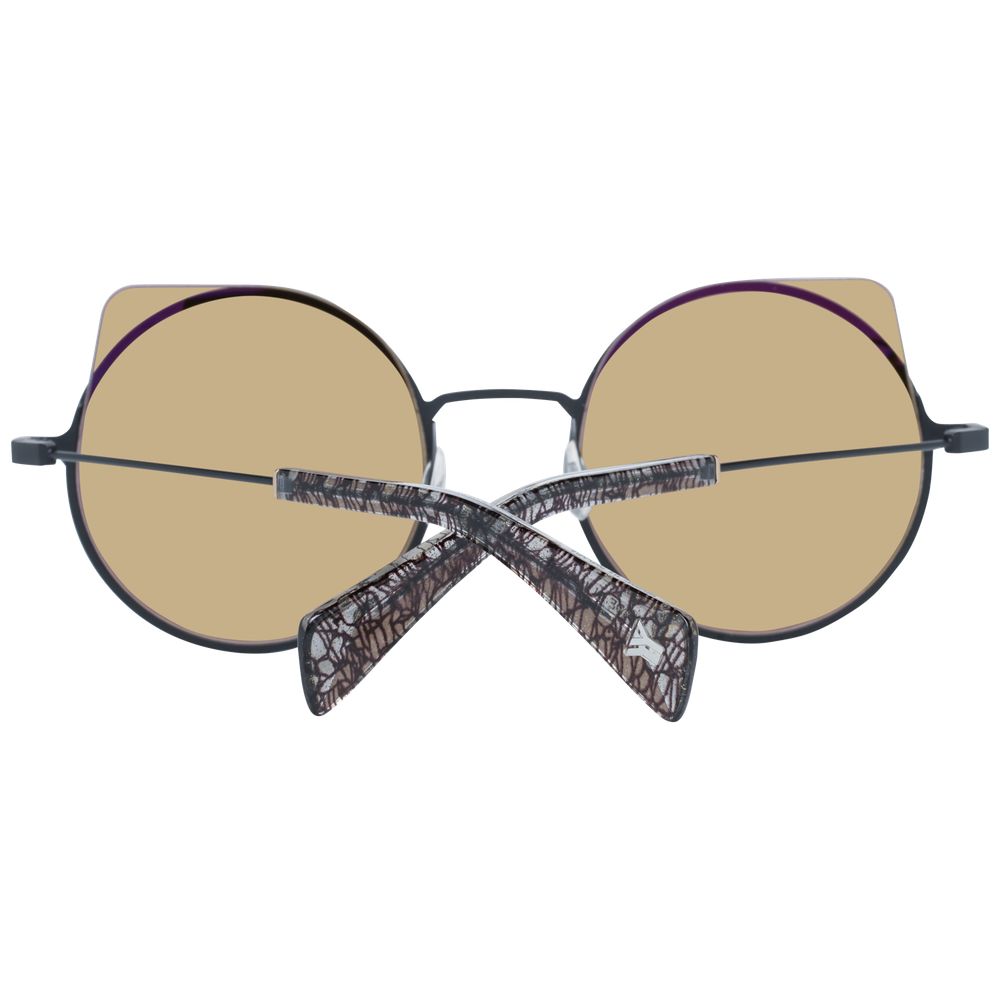 Yohji Yamamoto Gray Men Sunglass Yohji Yamamoto
