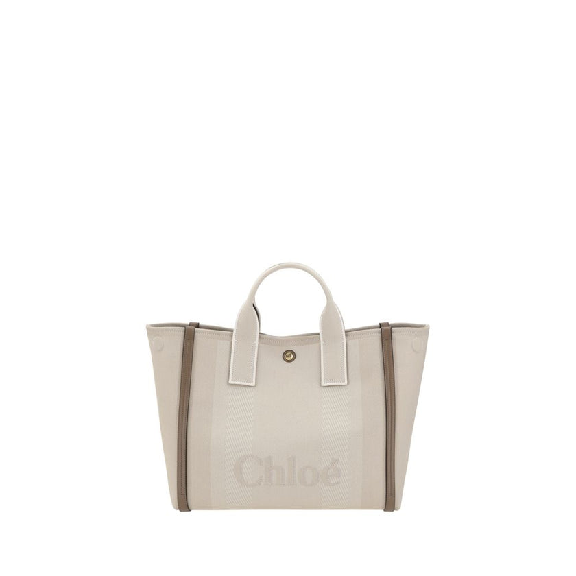Chloé Beige Cotton Handbag Chloé