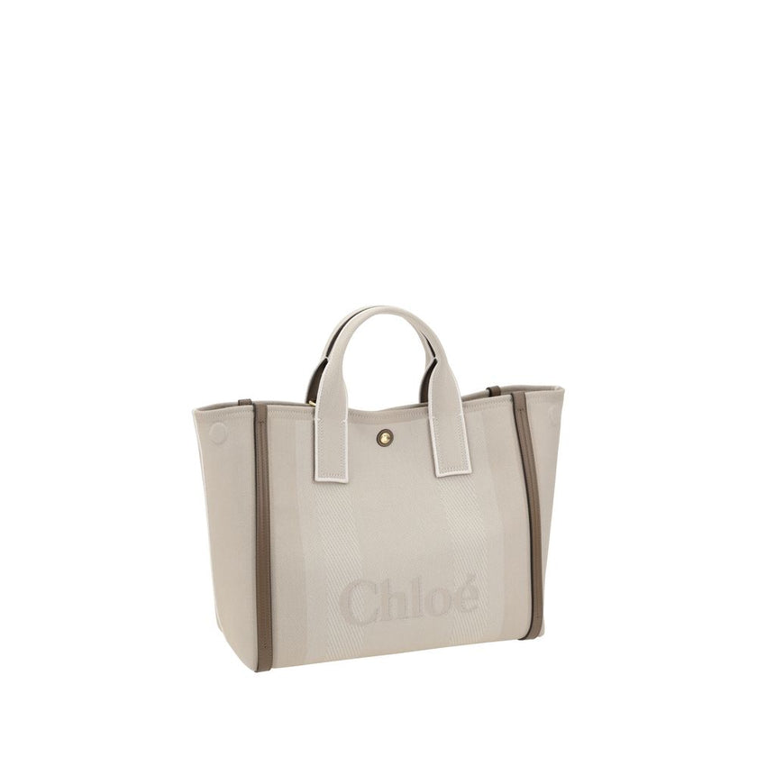 Chloé Beige Cotton Handbag Chloé