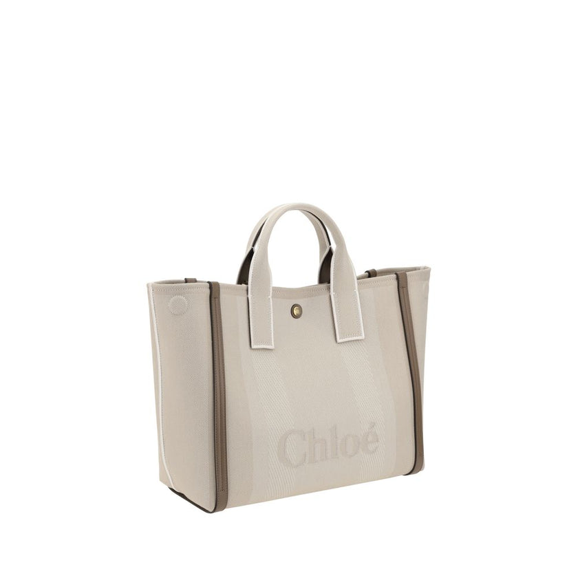 Chloé Beige Cotton Handbag Chloé