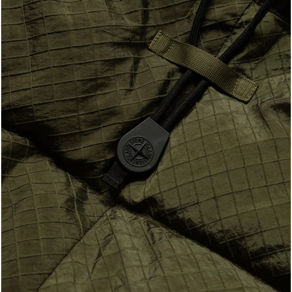 Stone Island Green Nylon Men Parka Stone Island