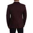 Dolce & Gabbana Purple Cotton Blazer Dolce & Gabbana
