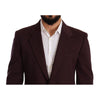Dolce & Gabbana Purple Cotton Blazer Dolce & Gabbana