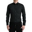Dolce & Gabbana Black Cotton Shirt Dolce & Gabbana