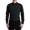 Dolce & Gabbana Black Cotton Shirt Dolce & Gabbana