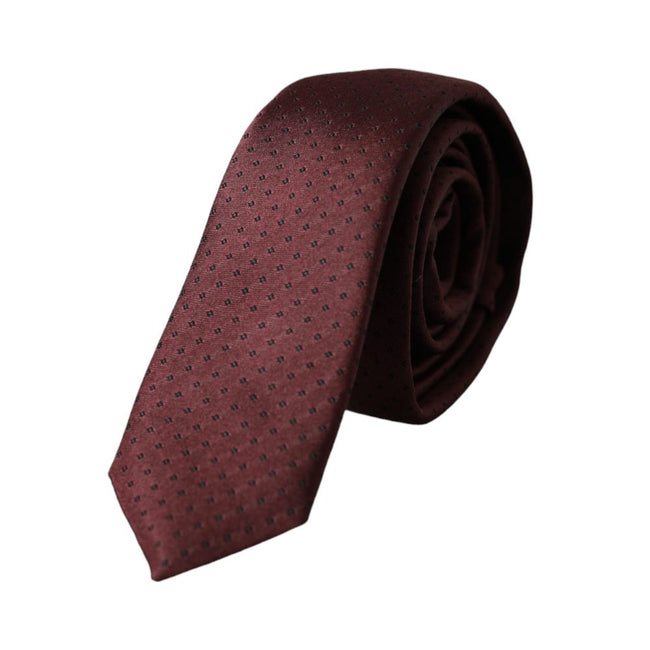Dolce & Gabbana Brown Silk Ty Dolce & Gabbana