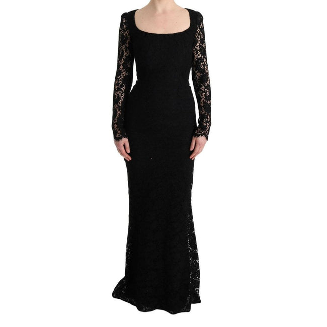 Dolce & Gabbana Black Cotton Dress Dolce & Gabbana