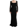Dolce & Gabbana Black Cotton Dress Dolce & Gabbana