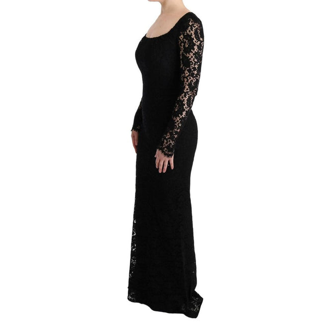 Dolce & Gabbana Black Cotton Dress Dolce & Gabbana