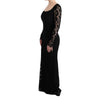Dolce & Gabbana Black Cotton Dress Dolce & Gabbana
