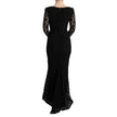 Dolce & Gabbana Black Cotton Dress Dolce & Gabbana