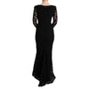 Dolce & Gabbana Black Cotton Dress Dolce & Gabbana