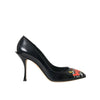 Dolce & Gabbana Black Leather Pump Dolce & Gabbana