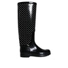 Dolce & Gabbana Black Rubber Boot Dolce & Gabbana