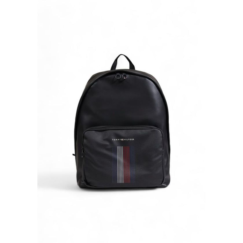 Tommy Hilfiger Black Polyester Backpack Tommy Hilfiger