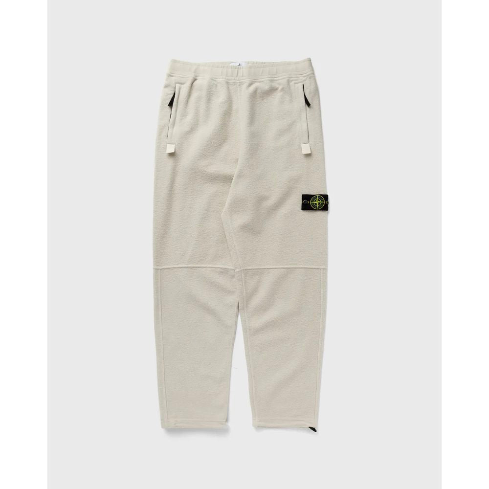 Stone Island White Cotton Men's Trouser Stone Island