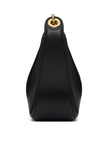 Valentino Garavani Black Leather Mini Hobo Vlogo Shoulder Bag Valentino Garavani