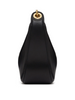 Valentino Garavani Black Leather Mini Hobo Vlogo Shoulder Bag Valentino Garavani
