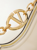 Valentino Garavani Ivory Leather Small Hobo Vlogo Shoulder Bag Valentino Garavani