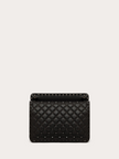 Valentino Garavani Black Nappa Leather Medium Rockstudt Spike Bag Valentino Garavani