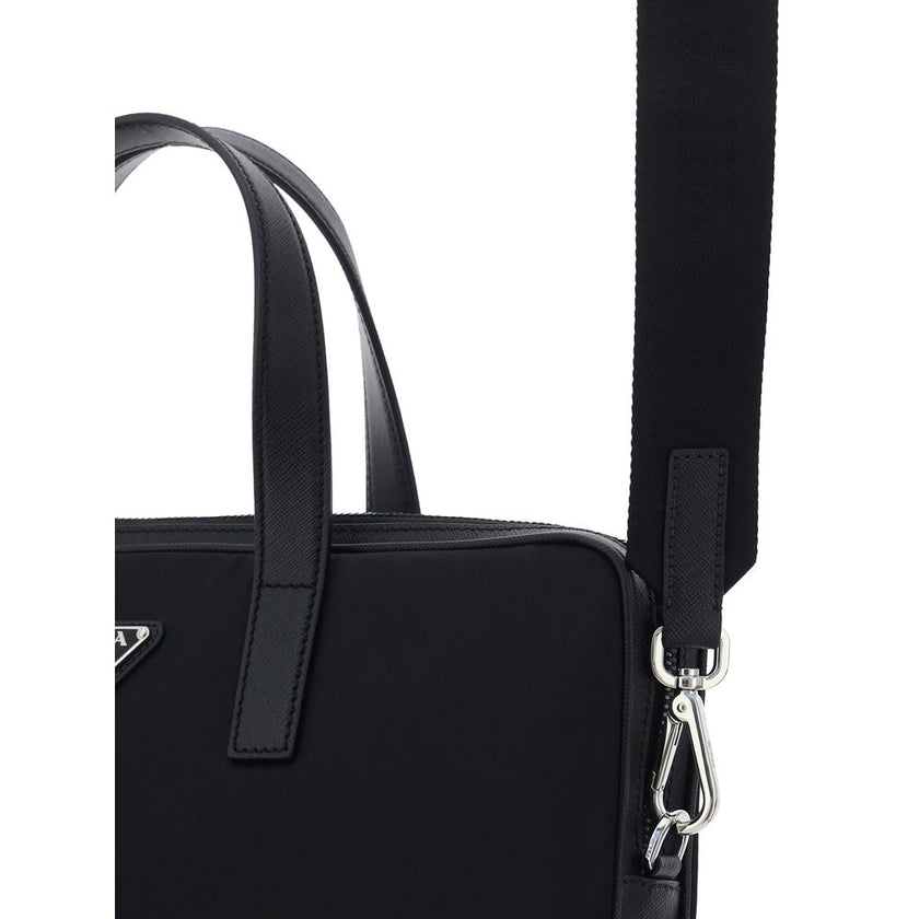 Prada Black Polyamide Shoulder Bag Prada