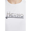 Herno White Cotton Women T-Shirt Herno