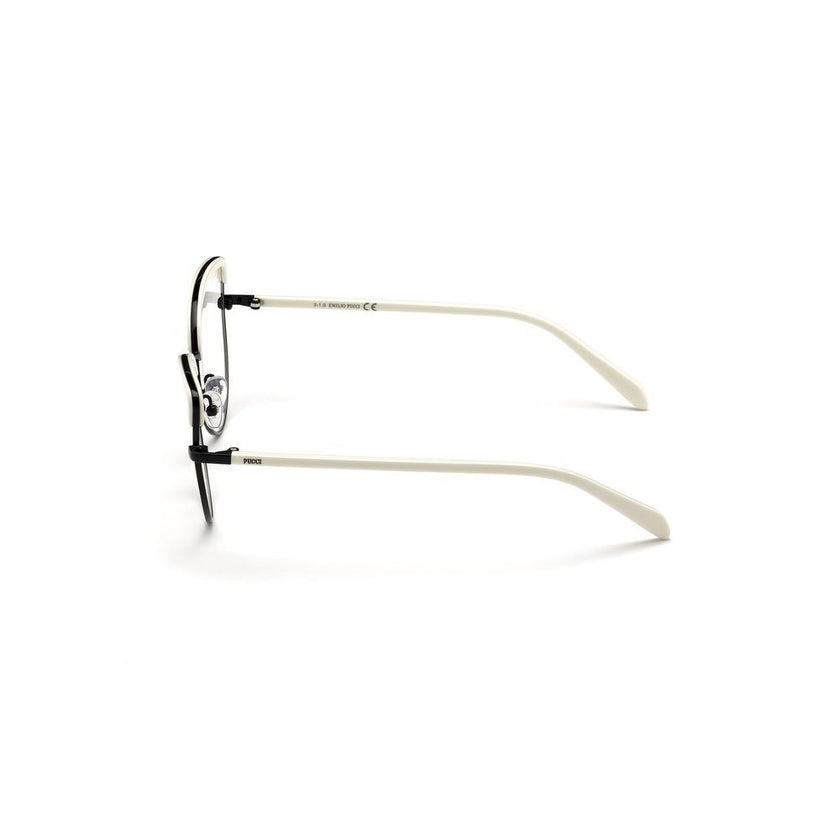 Emilio Pucci Black Metal Glasses (Frames) Emilio Pucci