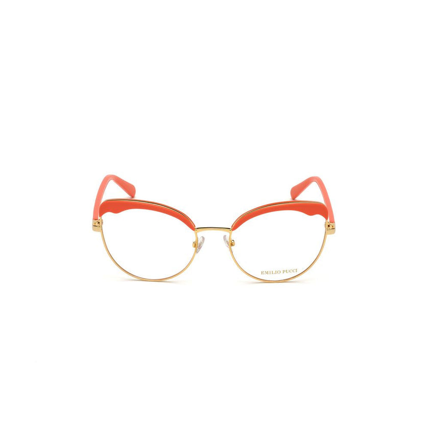 Emilio Pucci Gold Metal Glasses (Frames) Emilio Pucci