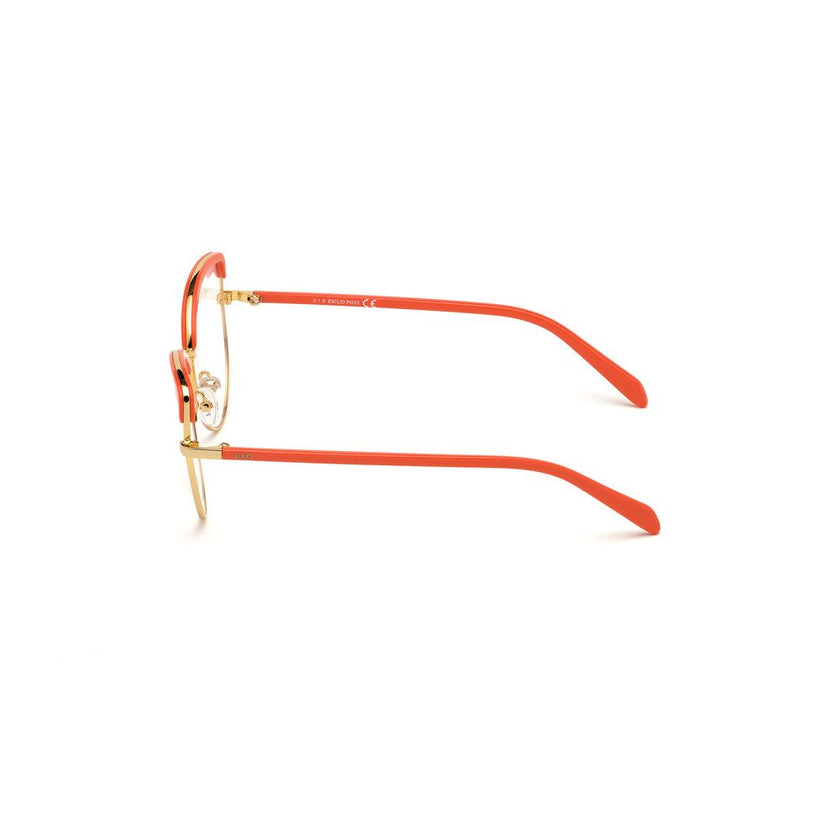 Emilio Pucci Gold Metal Glasses (Frames) Emilio Pucci