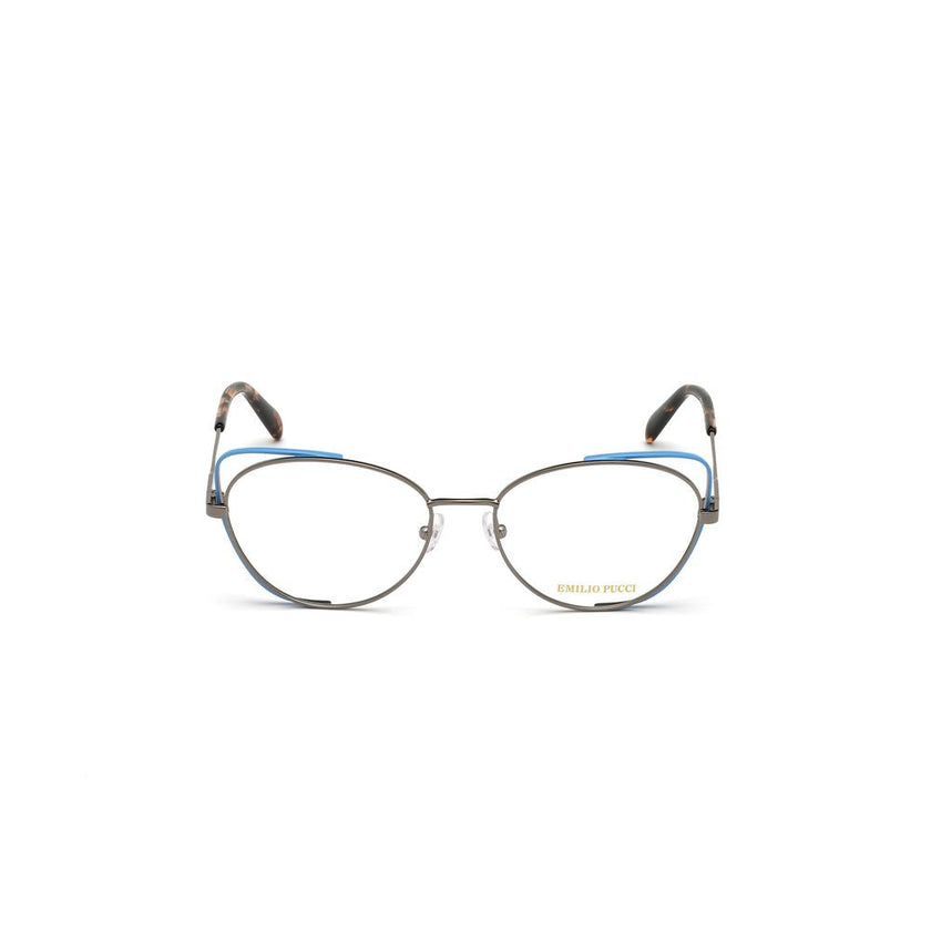 Emilio Pucci Gray Metal Glasses (Frames) Emilio Pucci