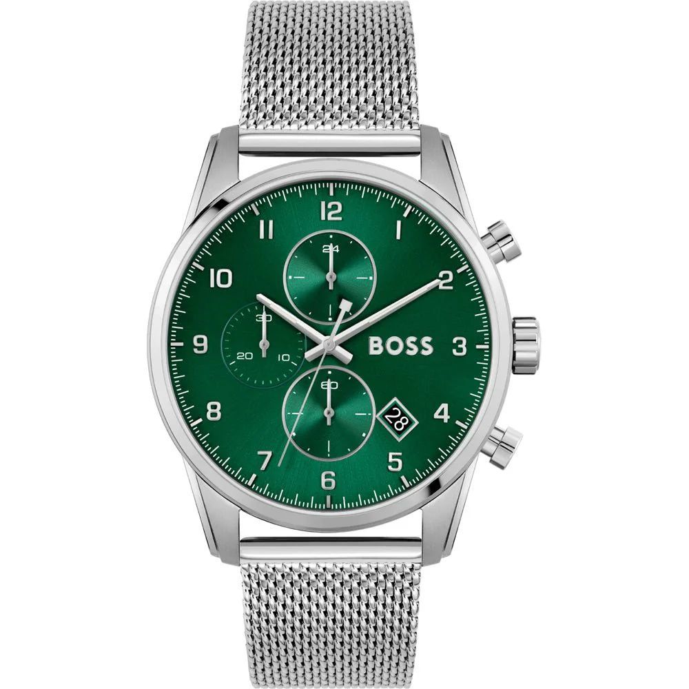 Hugo Boss Silver Stainless Steel Watch Hugo Boss