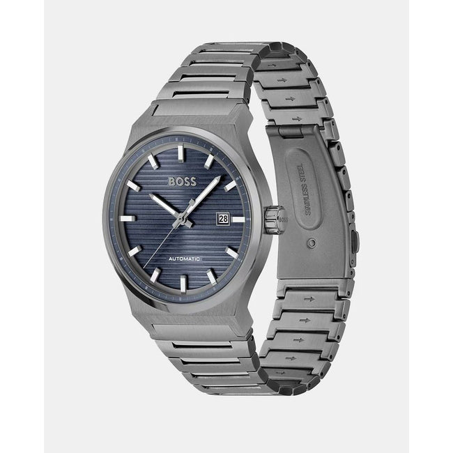 Hugo Boss Gray Stainless Steel Watch Hugo Boss
