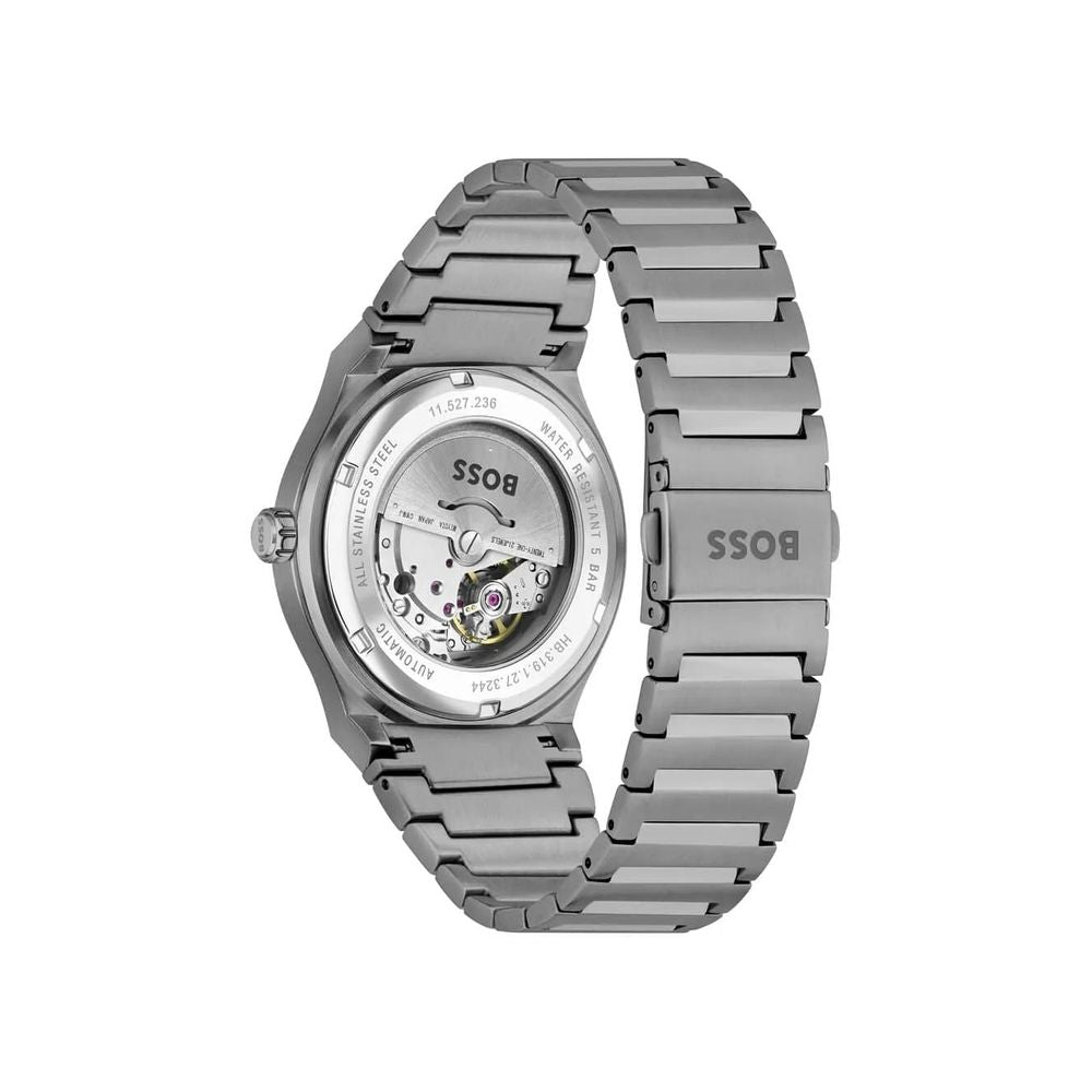 Hugo Boss Gray Stainless Steel Watch Hugo Boss